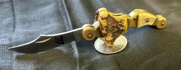 Miniature Vendetta Corsa Slip Joint Folding Knife, Italy, Unused Miniature Vendetta Corsa Slip Joint Folding Knife, Italy, Unused
