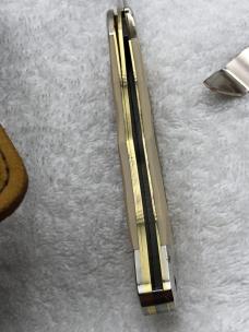 Schrade Cutlery Corp Vintage Limited Edition Kachina Scrimshaw 1 Lock Blade