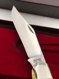 Schrade Cutlery Corp Vintage Limited Edition Kachina Scrimshaw 1 Lock Blade