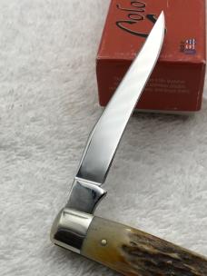 Colonel Coon 2 Blade Stag Muskrat 1 of 200 New In Box Made In USA