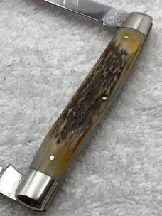 Colonel Coon 2 Blade Stag Muskrat 1 of 200 New In Box Made In USA