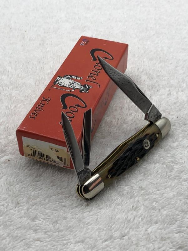 Colonel Coon 3 Blade Stockman Whittler Bone Handle 1 of 400 NIB Made In USA Colonel Coon 3 Blade Stockman Whittler Bone Handle 1 of 400 NIB Made In USA