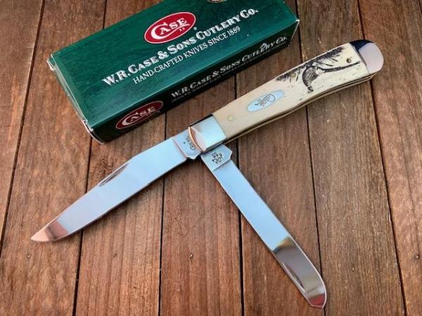 Case Trapper Sportsman Series Pheasant Natural Bone 2007 