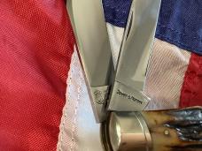 Schatt & Morgan GunStock Stockman w/ Super Stag Handles -NOS & NM