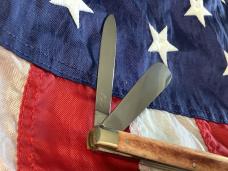 1997 Bulldog Brand HAND MADE 2 Blade Doctor Knife w/ Wide Spatula blade & Handles