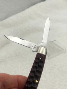Schatt & Morgan Cutlery Co 2007 Series XVII Dogleg Whittler 3 Blade Pocket Knife