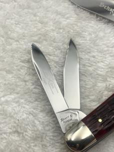 Schatt & Morgan Cutlery Co 2007 Series XVII Dogleg Whittler 3 Blade Pocket Knife