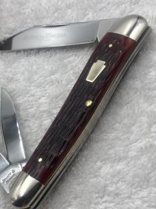 Schatt & Morgan Cutlery Co 2007 Series XVII Dogleg Whittler 3 Blade Pocket Knife