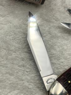 Schatt & Morgan Cutlery Co 2007 Series XVII Dogleg Whittler 3 Blade Pocket Knife