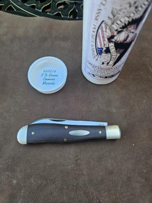 Gec 922219 OD Green Canvas Micarta