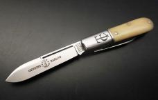 1/31 2016 GEC #142216 SFO Charlie Campagna TC Lick Creek Barlow 2-Blade Smooth White Bone