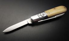 1/31 2016 GEC #142216 SFO Charlie Campagna TC Lick Creek Barlow 2-Blade Smooth White Bone