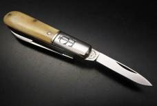 1/31 2016 GEC #142216 SFO Charlie Campagna TC Lick Creek Barlow 2-Blade Smooth White Bone