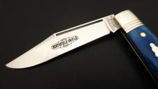 Great Eastern Cutlery Northfield UN-X-LD #94 Liberty Clip Point Blue Camel Bone GEC 941121