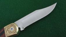 c. 2001 BUCK 110 Folding Hunter Automatic ENGRAVED MINT 