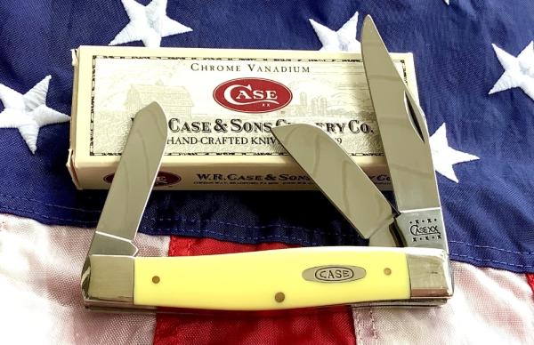 Case xx 1999 Large Stockman (3375 CV) w/ Yellow Synthetic Handles -NOS in orig box