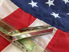 Super Stag Bulldog Brand Congress w/ S&D Our Best Blade Etch w/ Gnarly Stag Handles -NOS