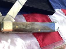 Exotic Case xx 2019 (EX254 SS) w/ Beautiful Brown Giraffe Bone Handles -NOS in orig hard box