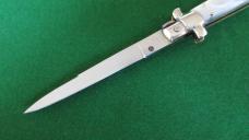 Vintage c. 1960's M. Italy INOX 23cm (9") Imitation Pearl Swivel Bolster Unused 