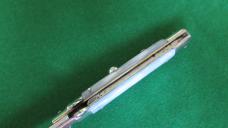 Vintage c. 1960's M. Italy INOX 23cm (9") Imitation Pearl Swivel Bolster Unused 