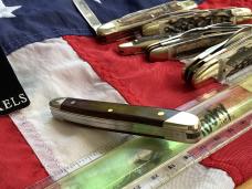 Vintage J A Henckels Whittler (Mdl 1918) Pocket Knife w/ Wood Handles! -NOS