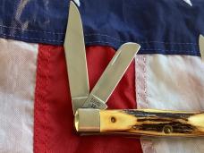 Case xx 1986 Stockman Knife Mdl# 53032 SS With Sweet Stag Handles -NOS 