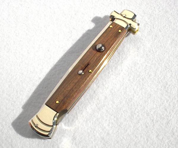 NEW A.G.A. CAMPOLIN 11" MALTESE SANTOS MAHOGANY WOOD MODIFIED BAYONET BLADE NICKEL SILVER BOLSTERS