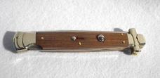 NEW A.G.A. CAMPOLIN 11" MALTESE SANTOS MAHOGANY WOOD MODIFIED BAYONET BLADE NICKEL SILVER BOLSTERS