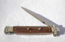NEW A.G.A. CAMPOLIN 11" MALTESE SANTOS MAHOGANY WOOD MODIFIED BAYONET BLADE NICKEL SILVER BOLSTERS