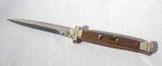 NEW A.G.A. CAMPOLIN 11" MALTESE SANTOS MAHOGANY WOOD MODIFIED BAYONET BLADE NICKEL SILVER BOLSTERS