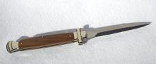 NEW A.G.A. CAMPOLIN 11" MALTESE SANTOS MAHOGANY WOOD MODIFIED BAYONET BLADE NICKEL SILVER BOLSTERS