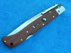 11" Roma style Swinguard Switchblade knife Wood handles II