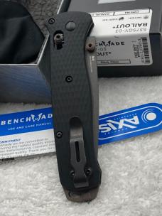 Benchmade537SGY-03 Bailout Prototype June 2023 New In Box Made In USA