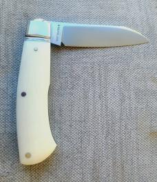 Pablo Castellani Super Tusk Native..4"..440c...Fluted/integral/doved bolsters..makers pouch/coa