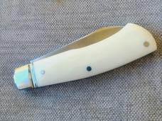 Pablo Castellani Super Tusk Native..4"..440c...Fluted/integral/doved bolsters..makers pouch/coa