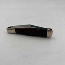 Case 1990 Classic Genuine Antique Green Bone 61050SAB Coke Bottle pocket knife