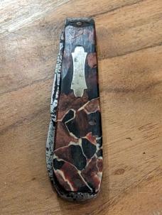 Vintage 1920-1952 Imperial Tortoise Shell Jack Knife - Good Snap