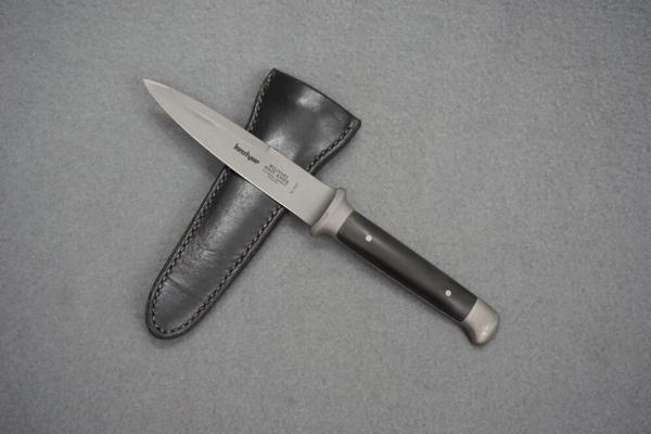 *RARE* kershaw MILITARY BOOT KNIFE SOLINGEN-GERMANY No. 4351 w/Original Leather Sheath!