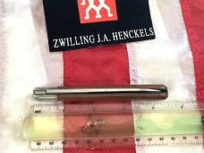 Vintage J A Henckels Equal End Single Blade Knife w/ Cutter -Wood? Handles -NOS