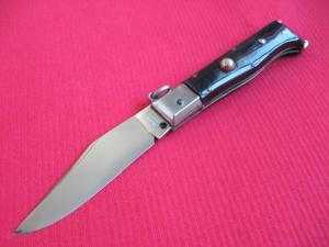 Vintage Italian Zoppis Horn Jaguar Ring Pull Switchblade Knife