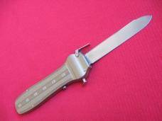Vintage Robert KLAAS Front Opener Solingen Germany Kissing Crane OTF Switchblade Knife - Mint