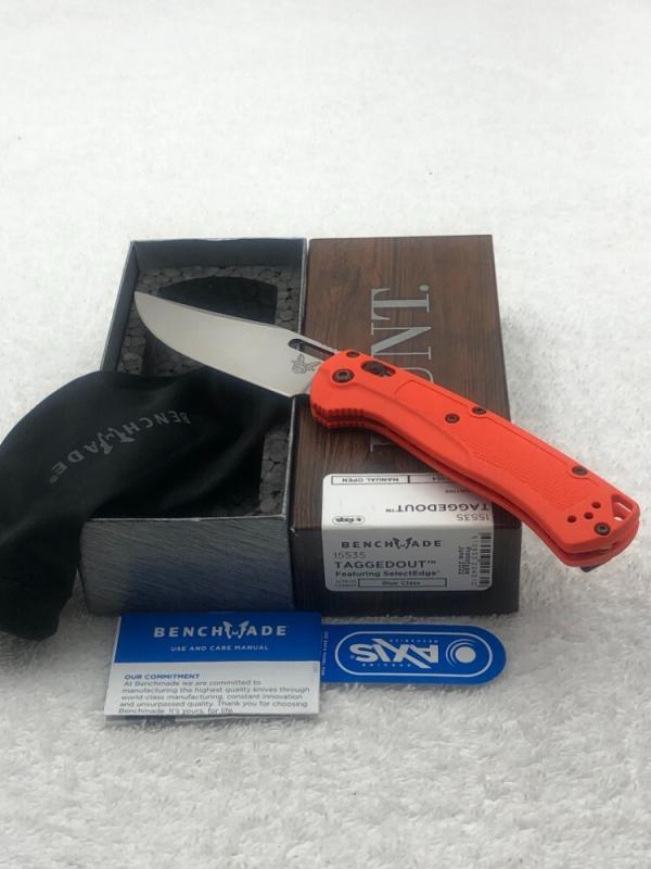 Benchmade 15535 Taggedout Prototype New In Box Made In USA