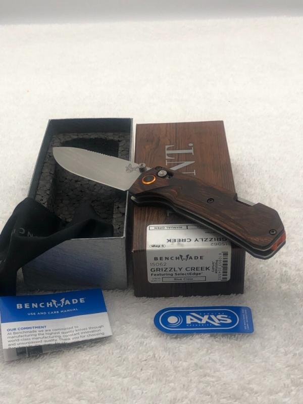 Benchmade 15062 Grizzly Creek Prototype New In Box Made In USA