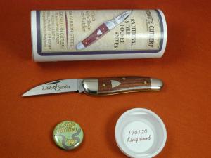 Great Eastern Cutlery GEC Smooth Kingwood Little Rattler Knife 190120 NIT 1 of 505 Wharncliffe