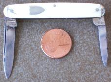 vintage H. BOKER & CO. IMPROVED CUTLERY Pocket Knife with Ivory handles