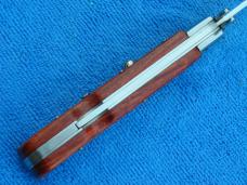 New 9" Roma Italian style Swinguard Switchblade knife Wood handles