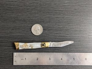 Vintage Single Blade Mexico Souvenir Lever Lock Pocketknife