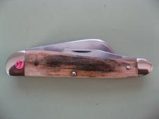   DANIELS FAMILY KNIFE BRANDS-TITUSVILLE CUTLERY-ROOSTER COMB MAMMOTH BARK IVORY #1