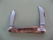   DANIELS FAMILY KNIFE BRANDS-TITUSVILLE CUTLERY-ROOSTER COMB MAMMOTH BARK IVORY #1