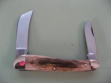   DANIELS FAMILY KNIFE BRANDS-TITUSVILLE CUTLERY-ROOSTER COMB MAMMOTH BARK IVORY #1